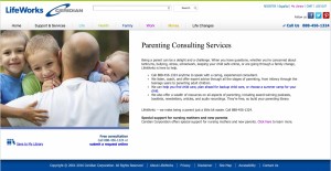 LifeWorks parenting consulting services         